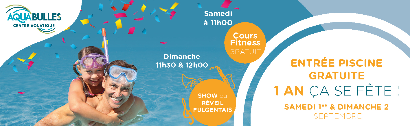 Anniversaire Piscine Aqua°Bulles
